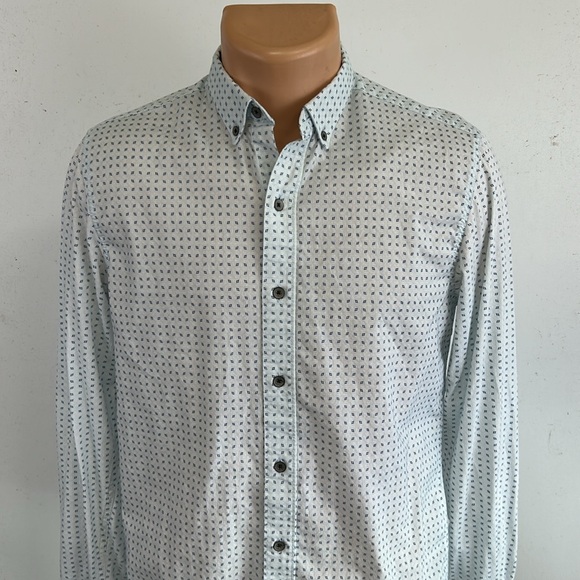 WRK long sleeve button down collar shirt.  S - Picture 2 of 7